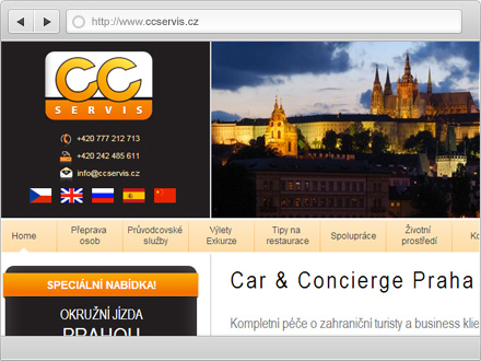 CC servis – Car & Concierge servis Praha, přeprava osob pro business klientelu