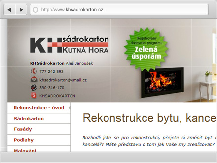 KH Sádrokarton – rekonstrukce bytu, sádrokarton